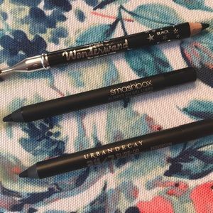 Two eye pencils & one eye liner gel